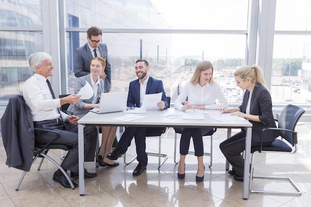 Business team in office