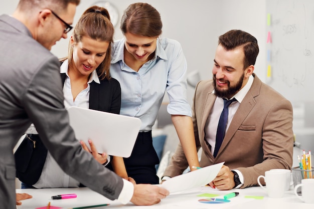 business team in the office