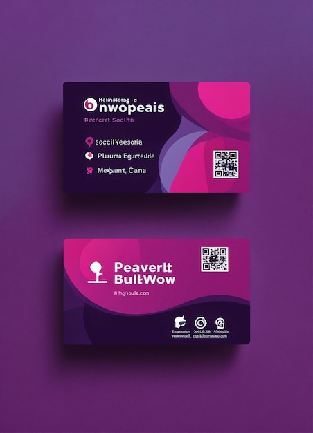 Business visiting card mockups