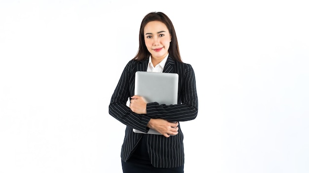 Business woman scholar woman teacher woman teacher woman secretary woman woman Holding smartphone Holding laptop gesture