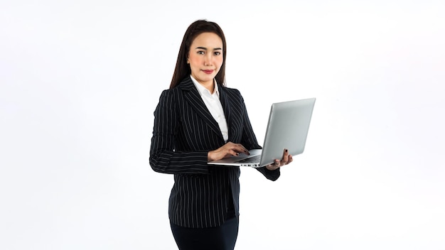 Business woman scholar woman teacher woman teacher woman secretary woman woman Holding smartphone Holding laptop gesture