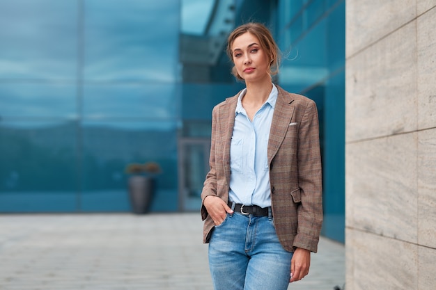 Business woman successful woman business person outdoor