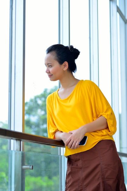 Business Woman Using Cellphone