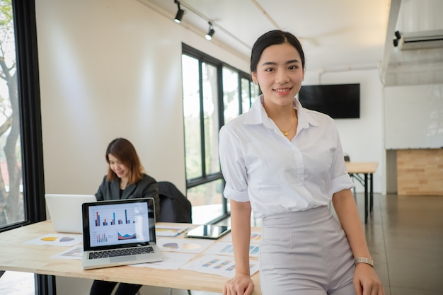 Business woman at workplace