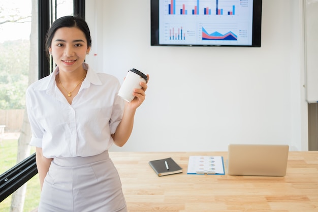 Business woman at workplace