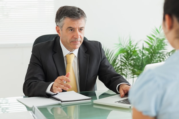 Businessman having a meeting