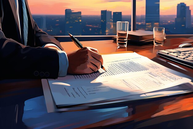 businessman_signing_contract_charts_graphs