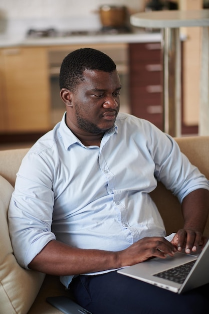 Businessman Working on Laptop