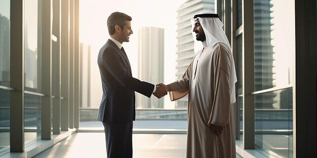 Businessmen Shaking Hands in Agreement