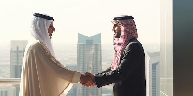 Businessmen Shaking Hands in Agreement