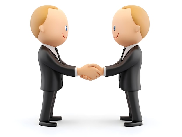 Photo businessmen shaking hands