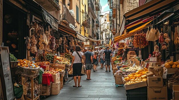 Bustling Street Market in Spa Belgium Vibrant Atmosphere and Local Delights