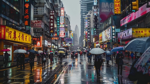 a busy city street with a sign that says tokyo on it