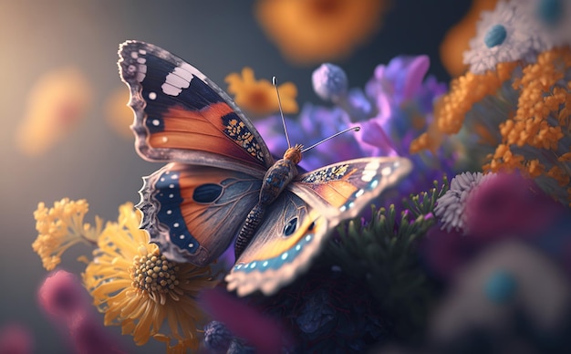 butterfly on flower