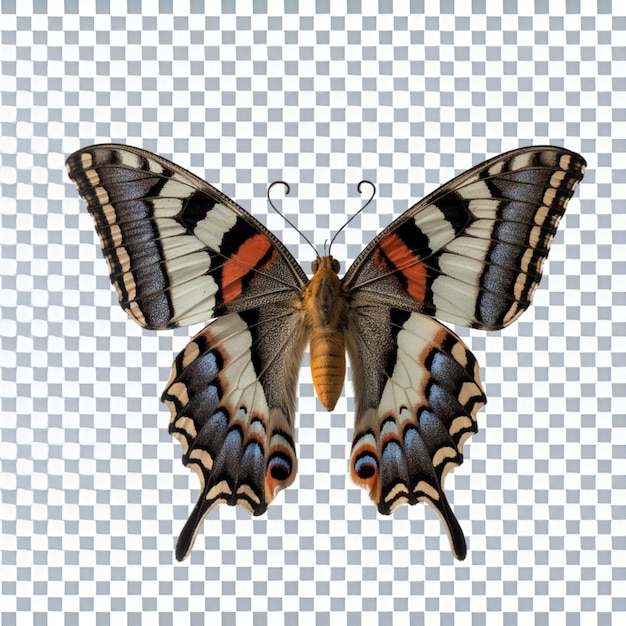 Butterfly Flying Isolated on Transparent Background