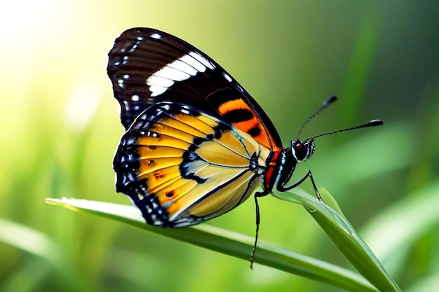 Butterfly in the grass