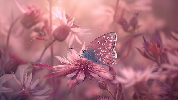 a butterfly is on a flower with the words quot insect quot on it