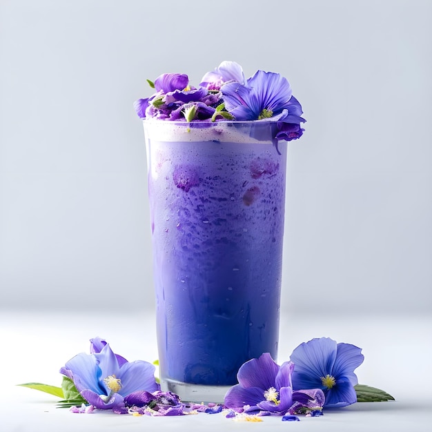 Butterfly Pea Flower Latte