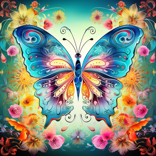 butterfly silk tapestry embroidery fabric