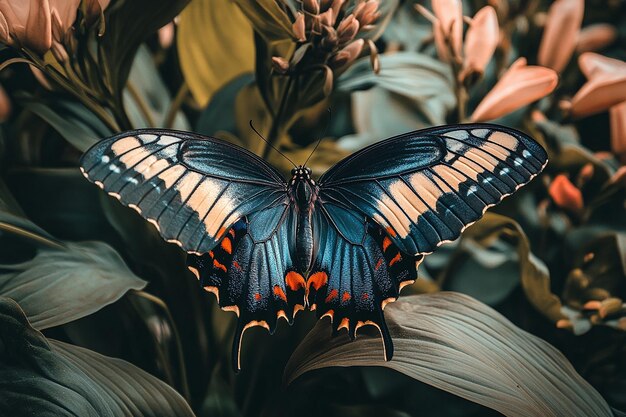 a butterfly that is on a flower