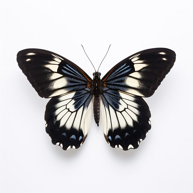 Butterfly on a white background Illustration art design generative AI