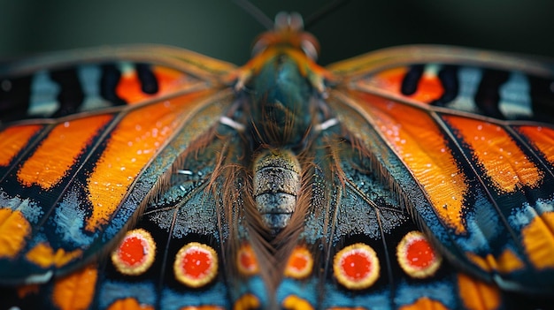 Butterfly Wings A Colorful CloseUp