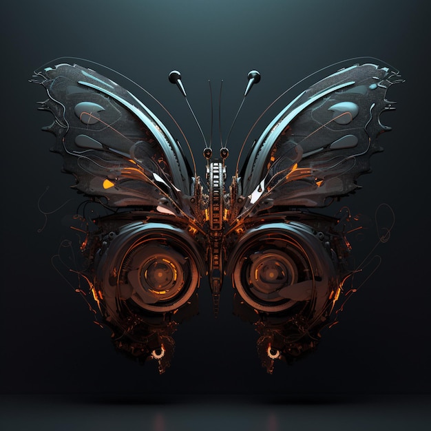 A butterfly with a butterfly on it is made by the company of the company z.