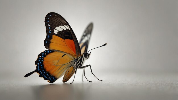 Photo a butterfly with the word butterfly on it