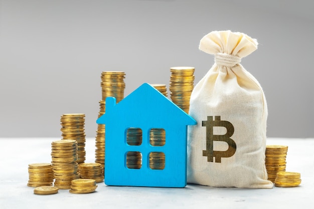 Buying or selling real estate for bitcoin cryptocurrency