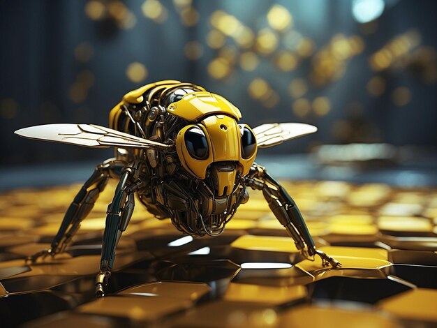 Photo buzzing agents the robot undercover bee