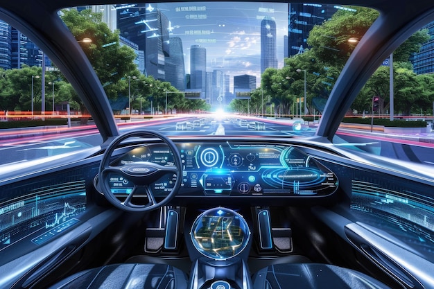 The cab of an intelligent car