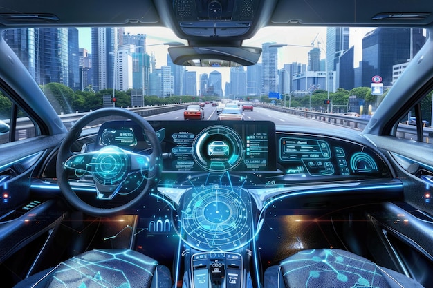 The cab of an intelligent car