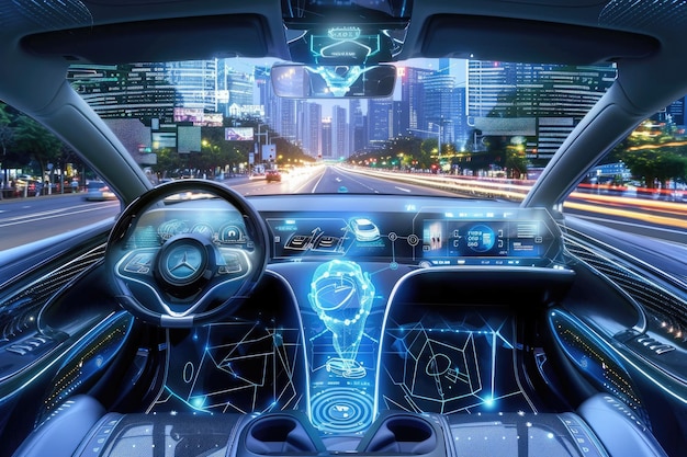 The cab of an intelligent car