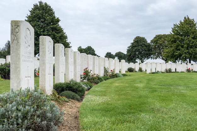 Cabaret Rouge British Cemetery in France