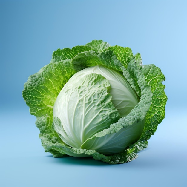 Cabbage isolated on a solid background