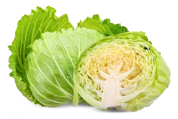 Cabbage isolated on white background