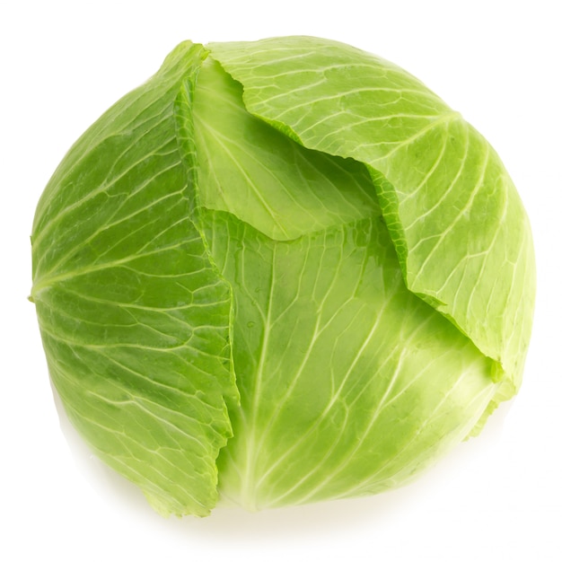 Cabbage isolated on white background