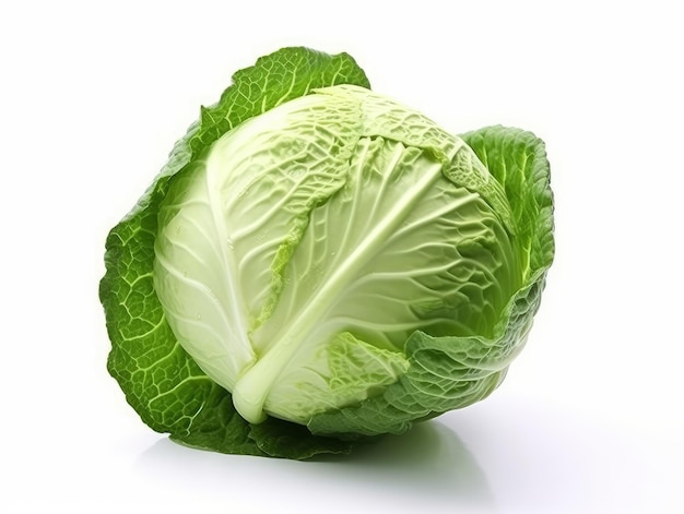 Cabbage isolated on a white background