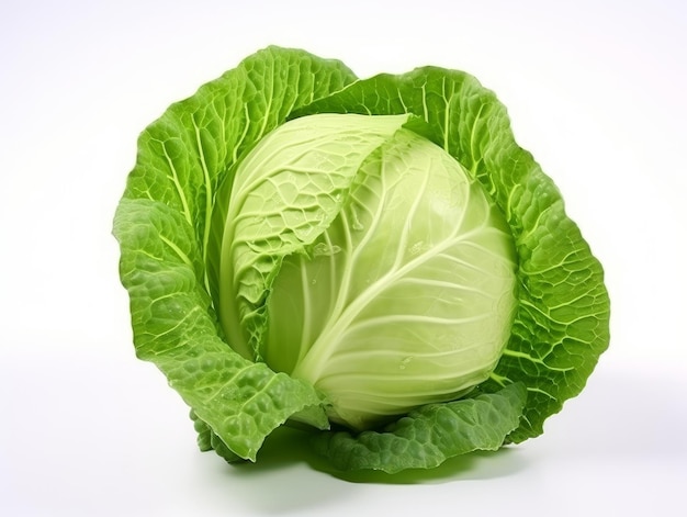 Cabbage isolated on a white background