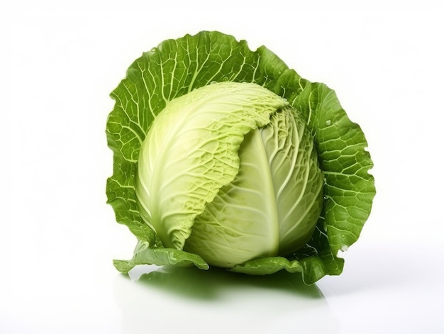 Cabbage isolated on a white background