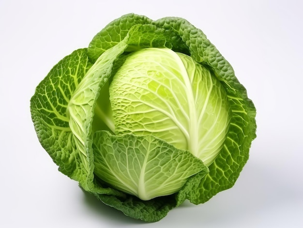 Cabbage isolated on a white background