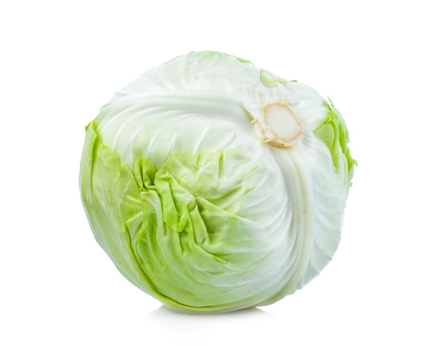 Cabbage isolated on white