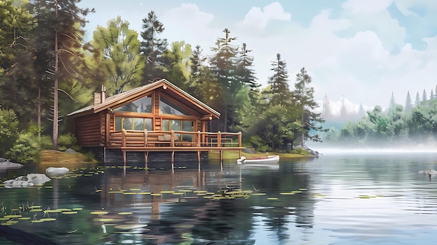 Cabin on the Lake