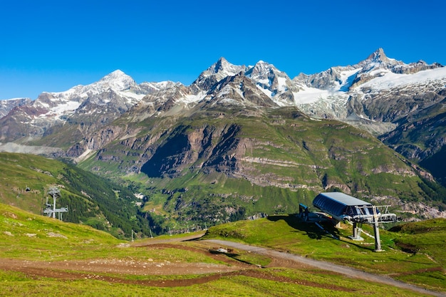 Cable car station near Zermatt