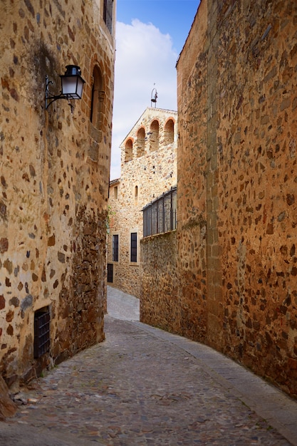 Caceres monumental city Extremadura Spain