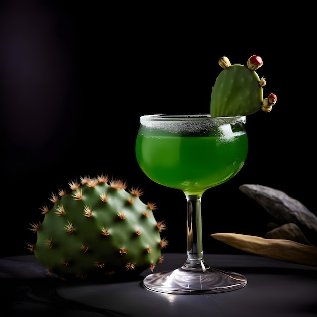 Cactus coctail Generative Ai