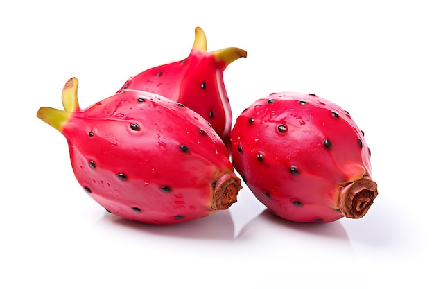 Cactus pear isolated on white background