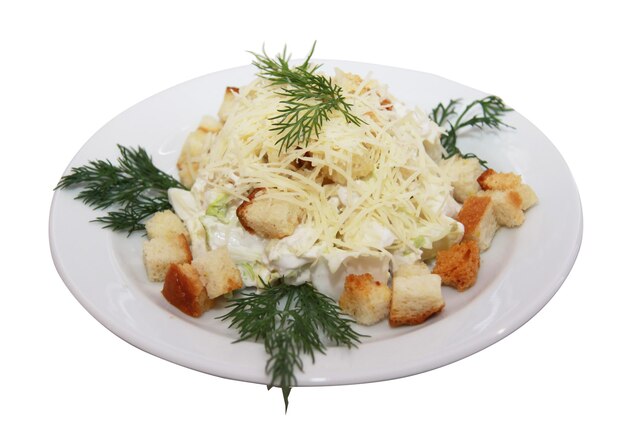 Caesar salad with chicken