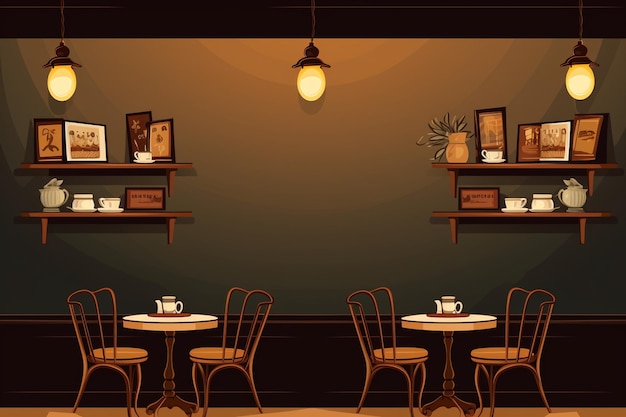 Cafe Interior Design Images background