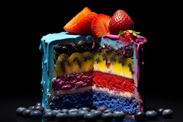 Cake Chromatic Fantasy Rainbow Delights